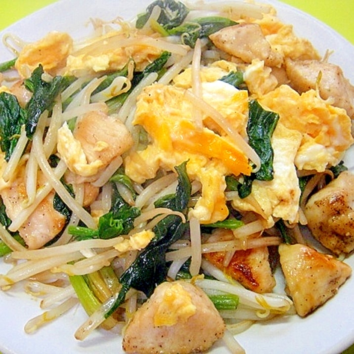 もやしほうれん草鶏むね肉たまごのオイスター炒め レシピ 作り方 By Mint74 楽天レシピ もやしほうれん草鶏むね肉たまごのオイスター炒め レシピ 作り方 By Mint74 楽天レシピ
